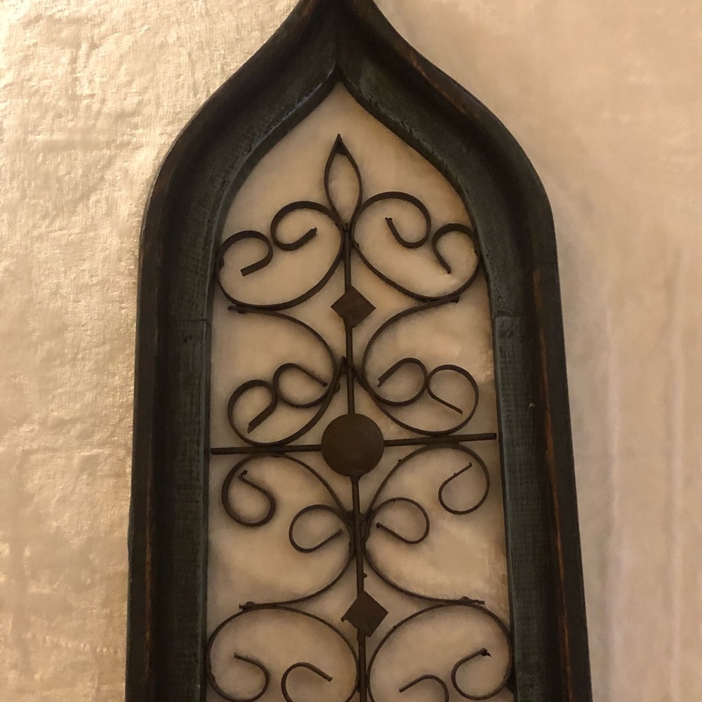 Rustic Black and Brown Wall Decor; Beautiful Patina; Architectural; Unique